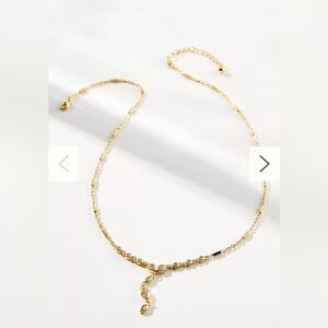 Uncommon James 14K Gold Drama Queen necklace (Anthropologie)